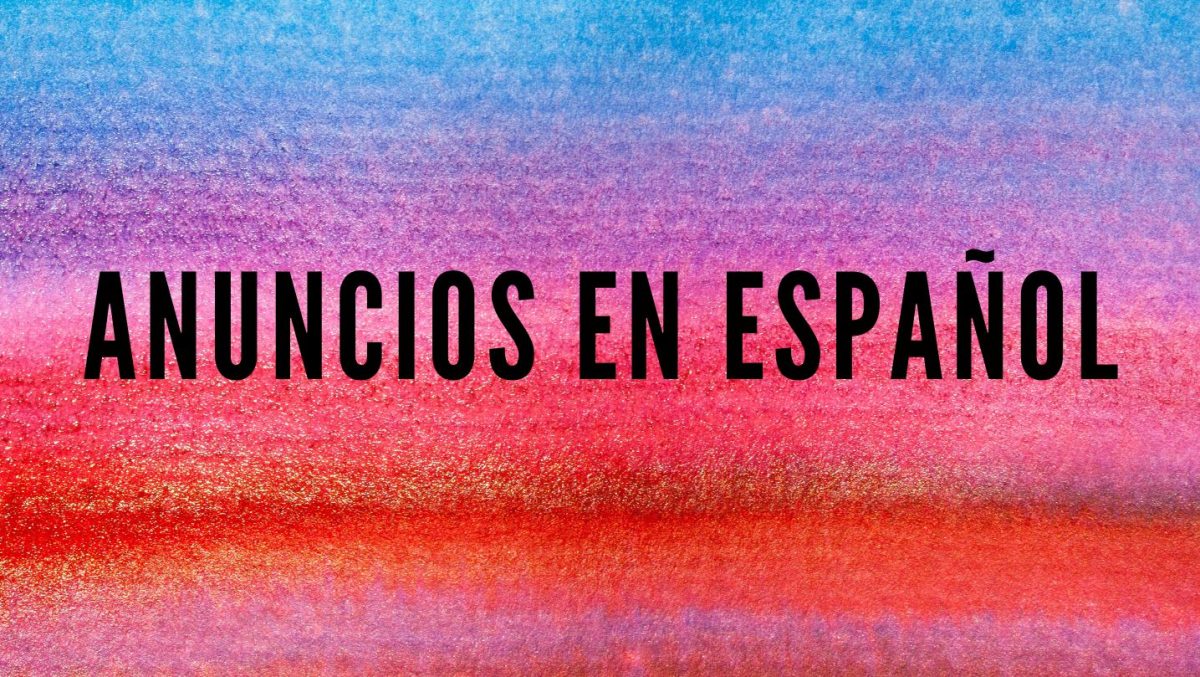 Anuncios en Español, 29 de Noviembre