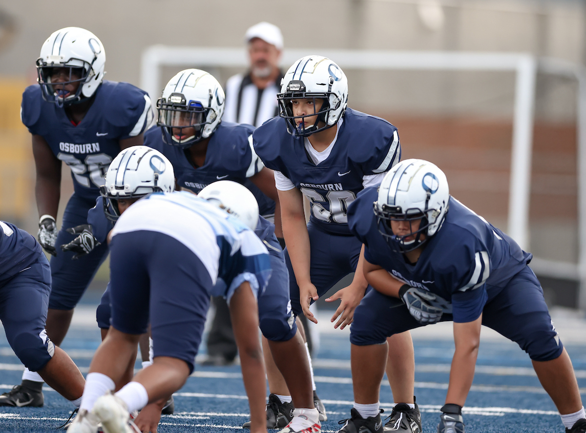 Osbourn Football Athletes Gain Skill and Find Confidence Throughout The Season