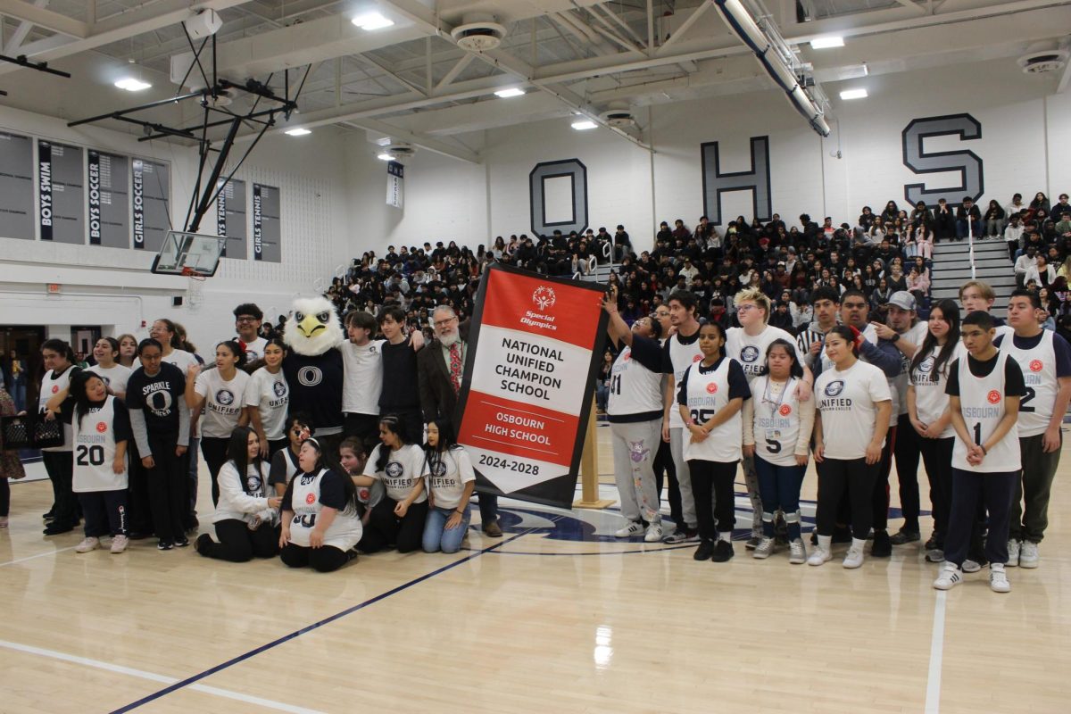 Unified Eagles Presented With National Award At Winter Pep Rally