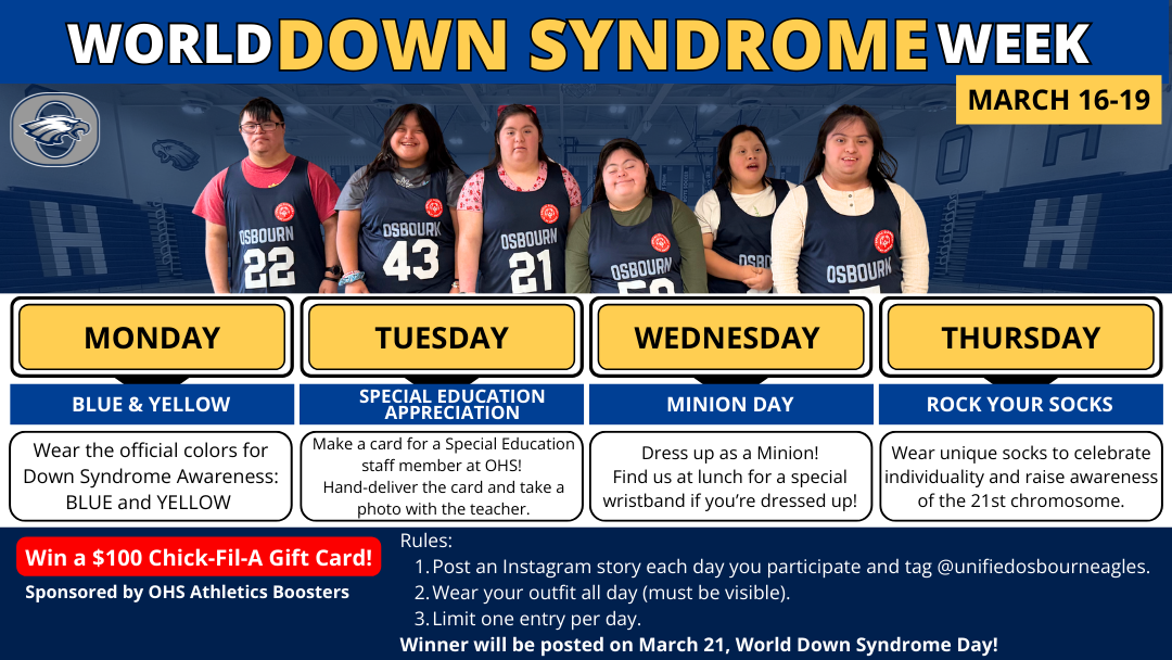 World Down Syndrome Day to be Celebrated at OHS
