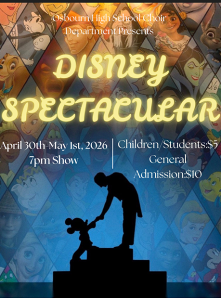 Navigation to Story: OHS Choir Departments Prepare for Their Disney Spectacular Spring Show